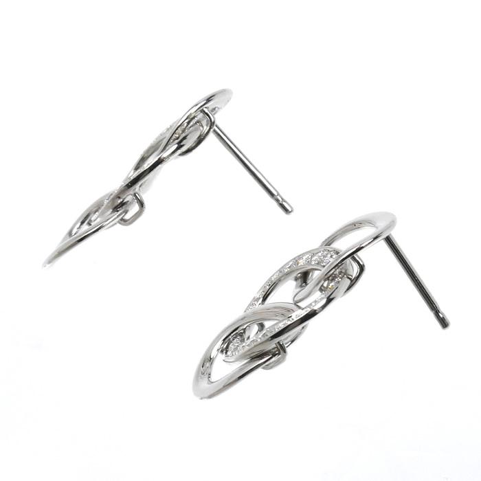 Pomellato 18K WG ミニマルピアス 片耳 ポメラート Pomellato K18WG ホワイトゴールド ブレラ ピアス