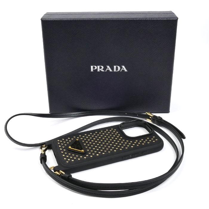 PRADA（プラダ） 16Pro iPhoneケース ブラック 1ZH209_2C3H_F0018