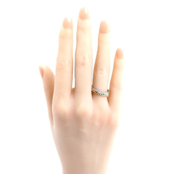 BOUCHERON（ブシュロン） K18YG K18WG キャトル ラディアント リング