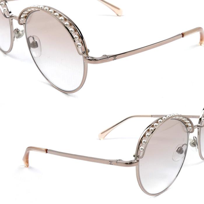 CHANEL（シャネル） ココマーク サングラス ピンクゴールド 4247-H