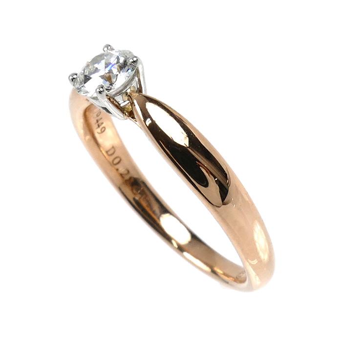 TIFFANY&Co.（ティファニー） K18PG Pt950 ハーモニー ダイヤ リング