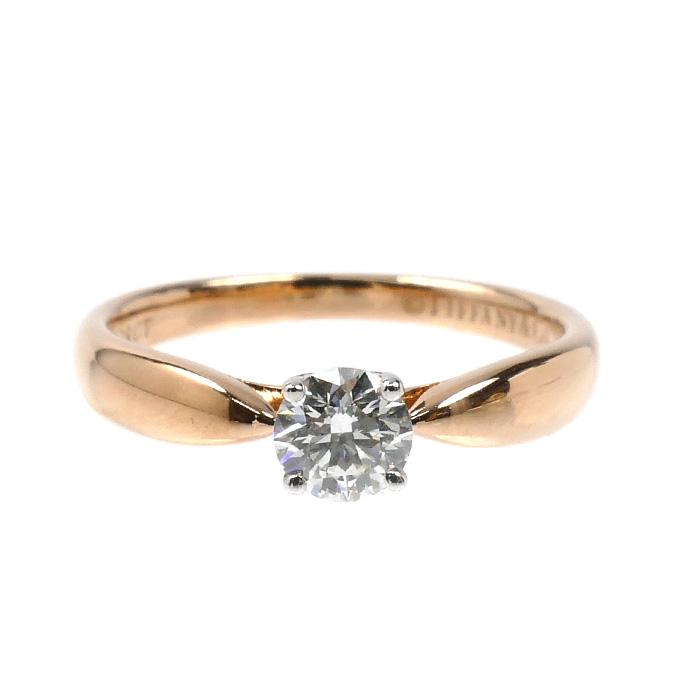 TIFFANY&Co.（ティファニー） K18PG Pt950 ハーモニー ダイヤ リング
