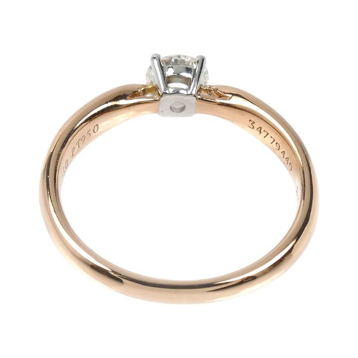 TIFFANY&Co.（ティファニー） K18PG Pt950 ハーモニー ダイヤ リング