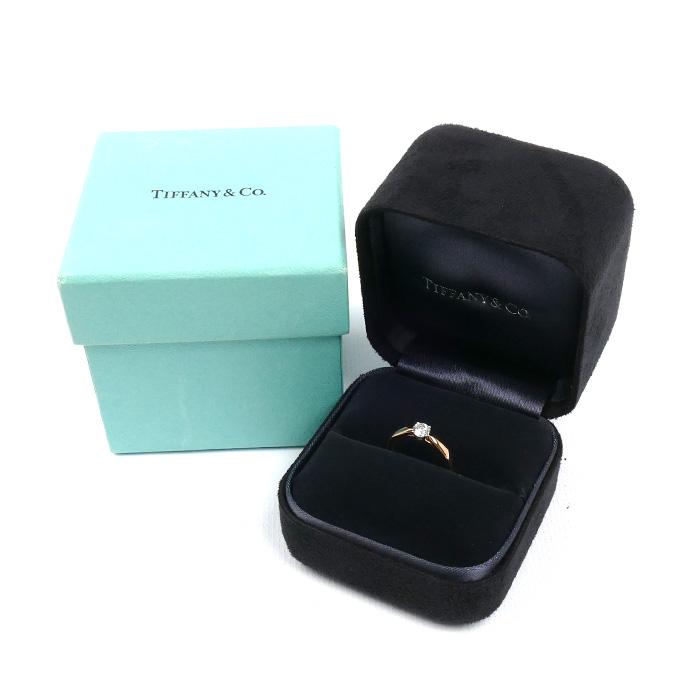 TIFFANY&Co.（ティファニー） K18PG Pt950 ハーモニー ダイヤ リング