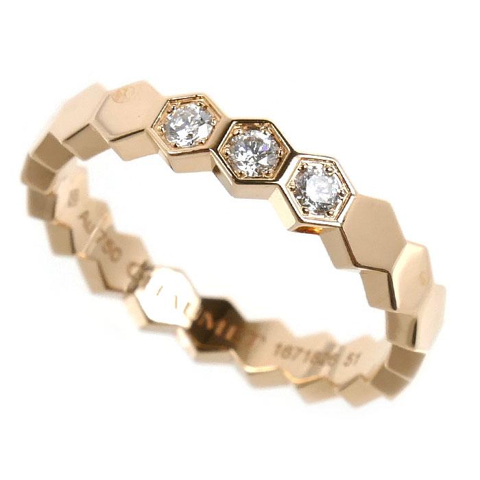 CHAUMET（ショーメ） K18PG ピンクゴールド ビーマイラブ リング・指輪