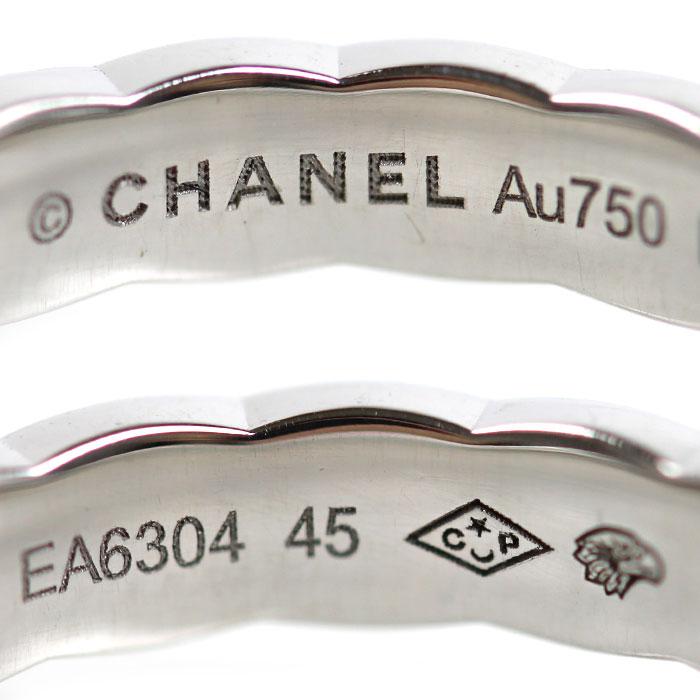 CHANEL（シャネル） K18WG ホワイトゴールド ココクラッシュ リング