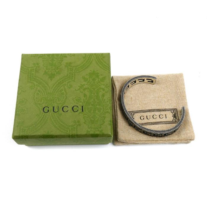 GUCCI（グッチ） シルバー925 スクエアGアラベスク バングル 551919
