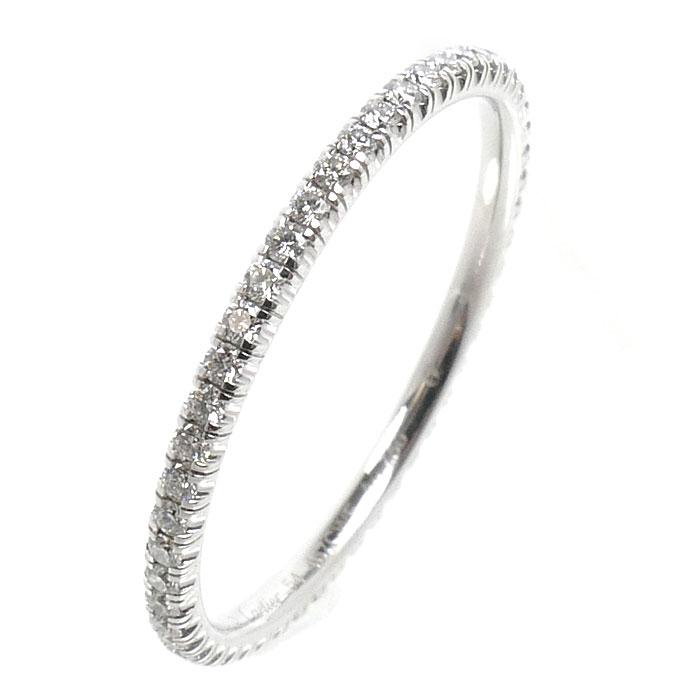 カルティエ　フルエタニティリング　ホワイトゴールド Cartier（カルティエ） K18WG ホワイトゴールド エタンセル ドゥ フル