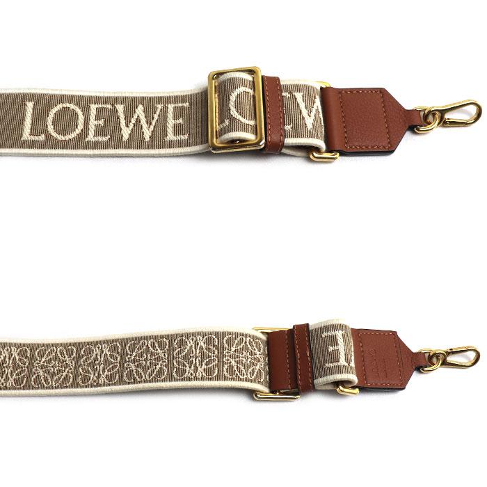 LOEWE（ロエベ） アナグラム ショルダーストラップ ベージュ/タン