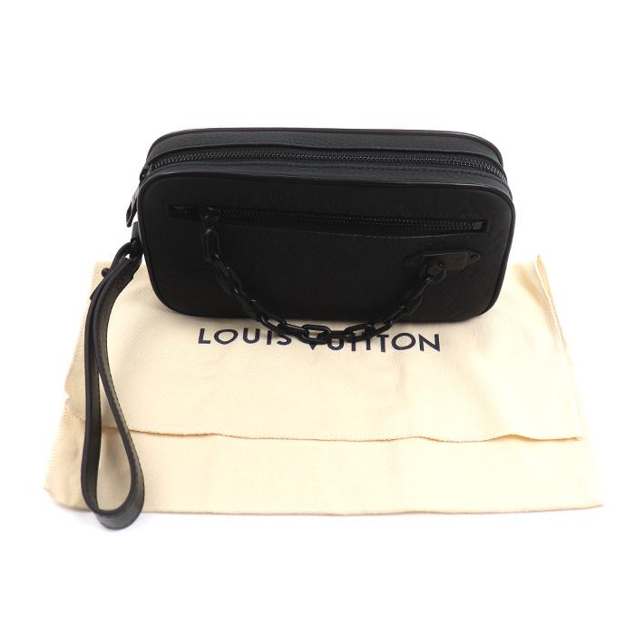 LOUIS VUITTON ルイ・ヴィトン トリヨン ポシェットヴォルガ  セカンドバッグ ブラック M55703 SP2280 メンズ【中古】【美品】 LOUIS VUITTON（ルイ・ヴィトン） トリヨン ポシェットヴォルガ