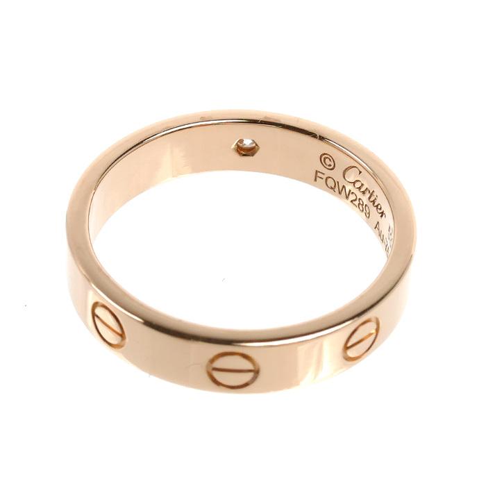 Cartier（カルティエ） K18PG ピンクゴールド ミニラブ 1P ダイヤ