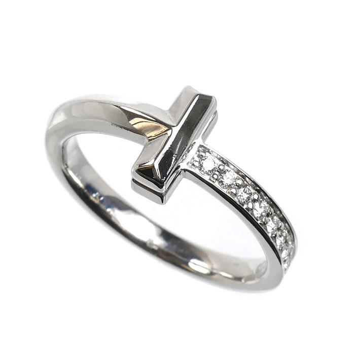 TIFFANY&Co.（ティファニー） K18WG ホワイトゴールド Tワン ダイヤ