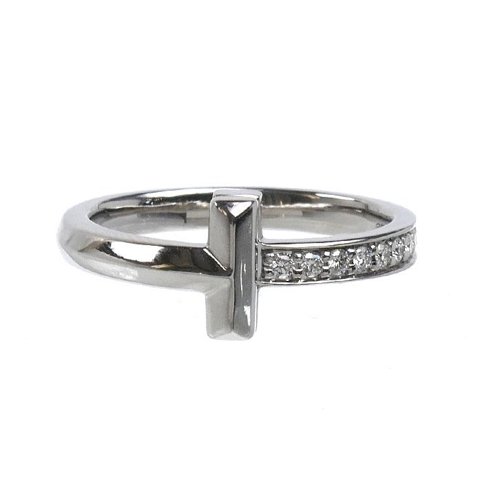 TIFFANY&Co.（ティファニー） K18WG ホワイトゴールド Tワン ダイヤ