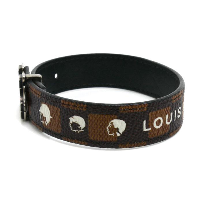 LOUIS VUITTON ルイ・ヴィトン ダミエキャンバス ヴィトン×NIGO フリエンドドシップ リバーシブル ブレスレット M4429E BC2265 メンズ【中古】【美品】 LOUIS VUITTON（ルイ・ヴィトン） ダミエキャンバス ヴィトン×NIGO