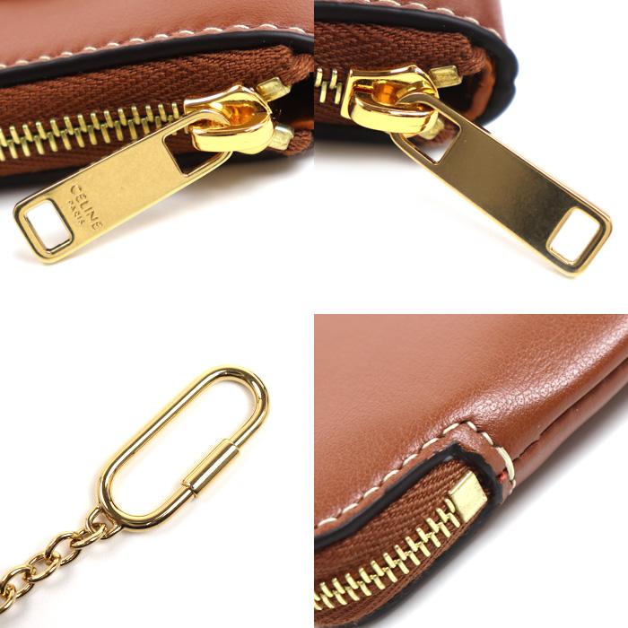 CELINE（セリーヌ） トリオンフ コインケース ブラウン 10C663DR8.04LU