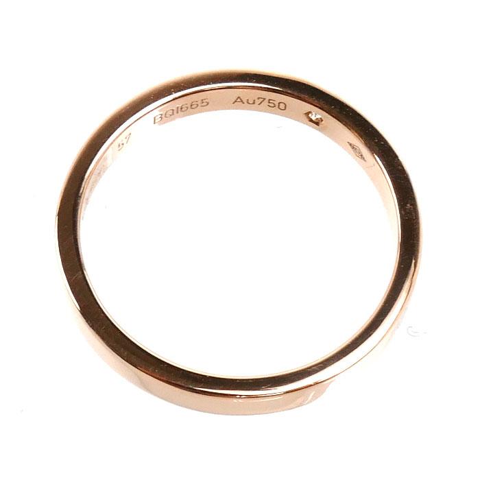Cartier（カルティエ） K18PG ウェディング 1Pダイヤ リング・指輪