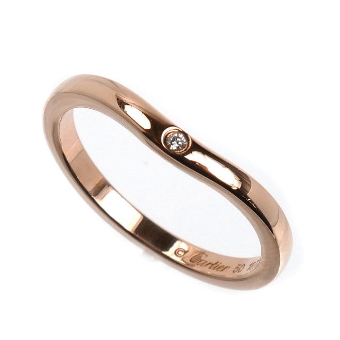 Cartier（カルティエ） K18PG バレリーナ カーブ ウェディング 3P