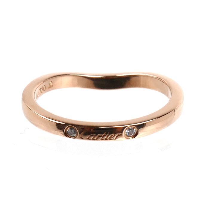 Cartier（カルティエ） K18PG バレリーナ カーブ ウェディング 3P