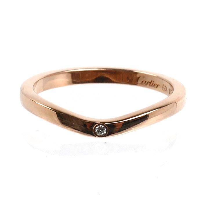 Cartier（カルティエ） K18PG バレリーナ カーブ ウェディング 3P