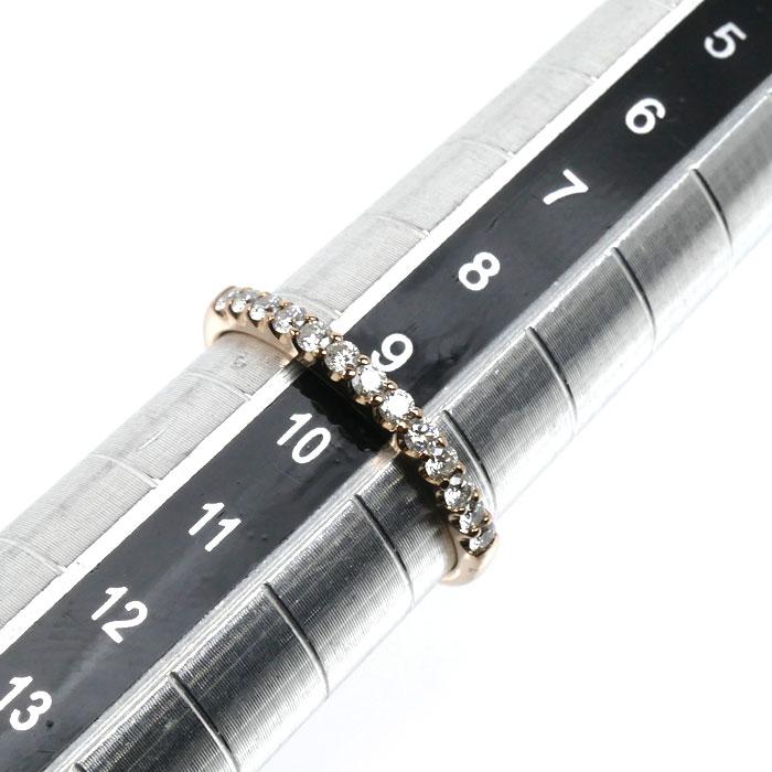 Vendome Aoyama ヴァンドーム青山 K18PG ハーフエタニティ リング