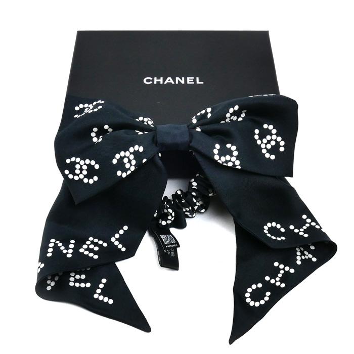 CHANEL（シャネル） シルク シュシュ ココマーク ヘアアクセサリー