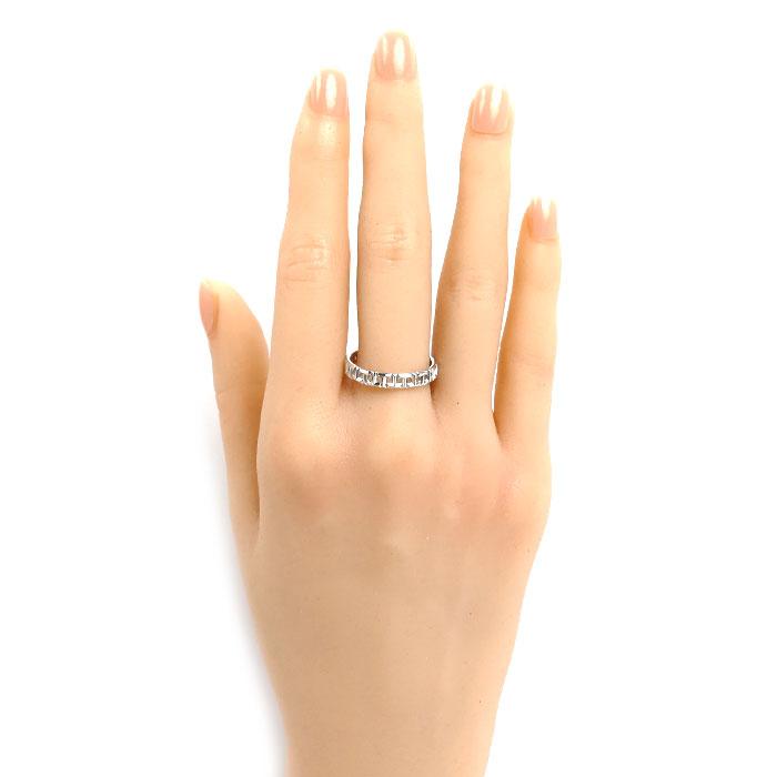 TIFFANY&Co.（ティファニー） K18WG ホワイトゴールド Tトゥルー