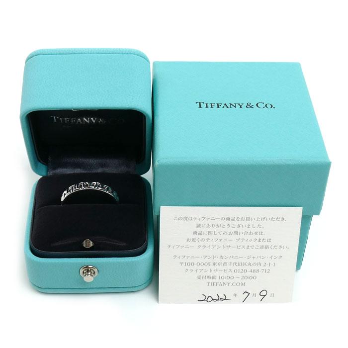 TIFFANY&Co.（ティファニー） K18WG ホワイトゴールド Tトゥルー