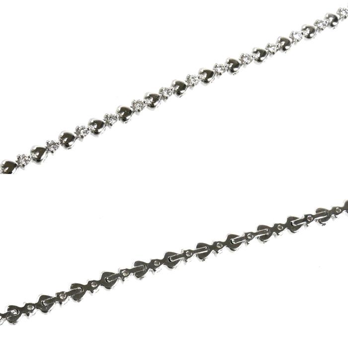 TASAKI タサキ K18WG ホワイトゴールド ブレスレット ダイヤモンド0.72
