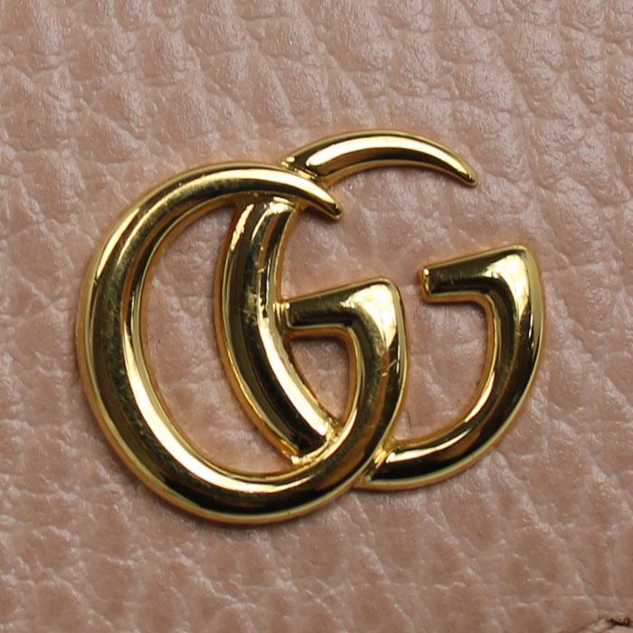 GUCCI（グッチ） ダブルG バイカラー キーケース ダスティピンク