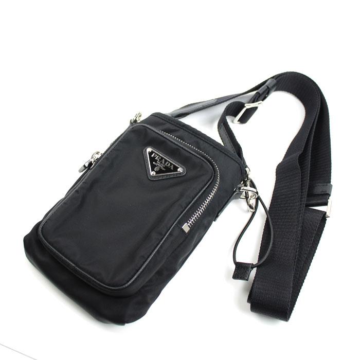 ♡美品♡ PRADA プラダ テスート ショルダーバッグ ナイロン カード付き PRADA（プラダ） テスート ショルダーバッグ ブラック