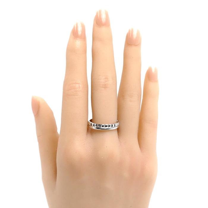 ブシュロン キャトル リング 60 K18WG BOUCHERON（ブシュロン） K18WG ホワイトゴールド キャトル ラディアン