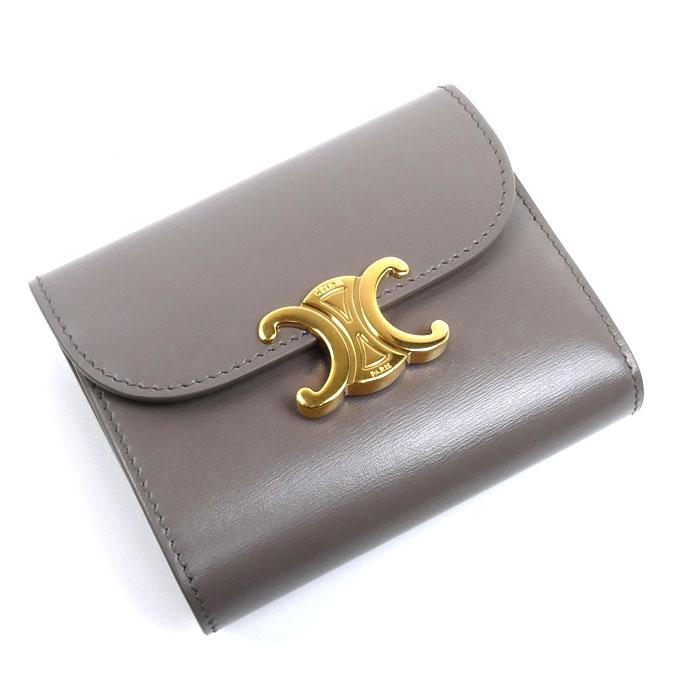 CELINE（セリーヌ） トリオンフ スモールフルフラップウォレット 三