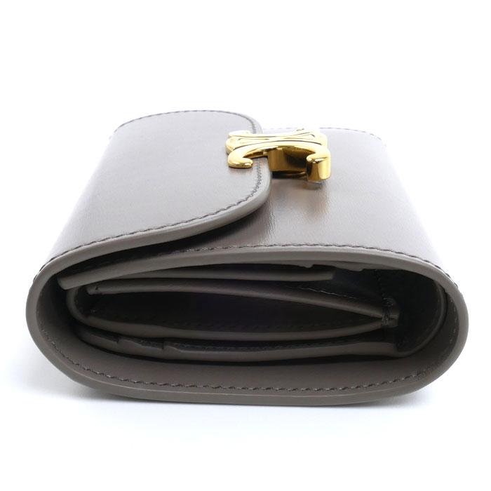 CELINE（セリーヌ） トリオンフ スモールフルフラップウォレット 三