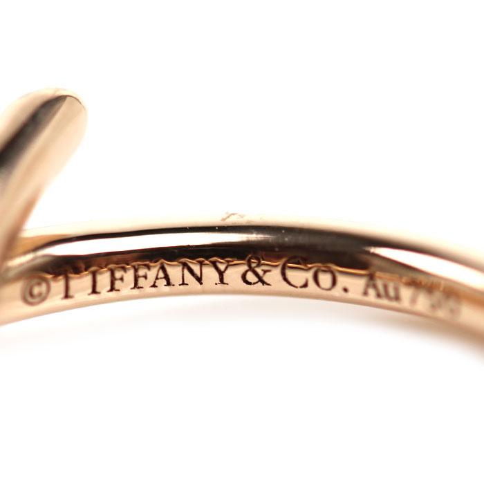 TIFFANY&Co.（ティファニー） K18PG ピンクゴールド ノット ダイヤ