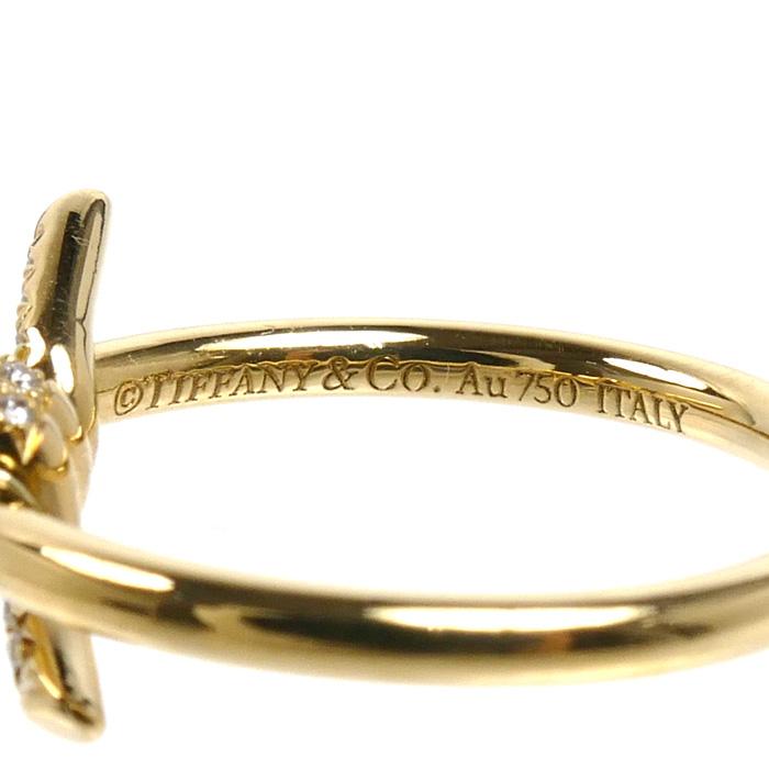 TIFFANY&Co.（ティファニー） K18YG イエローゴールド ノット ダイヤ