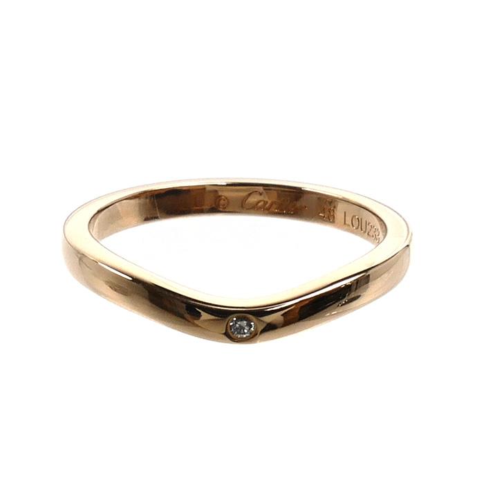 Cartier（カルティエ） K18PG バレリーナ カーブ ウェディング リング