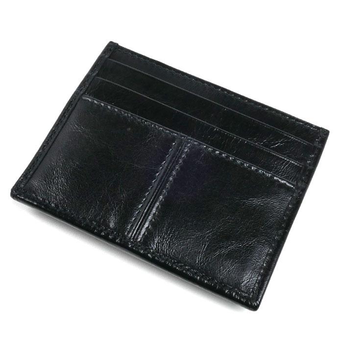 プラダ　トライアングルロゴ　ケース　ソフトルックスレザー　ブラック　メンズ PRADA（プラダ） ソフトルックス トライアングルロゴ カードケース