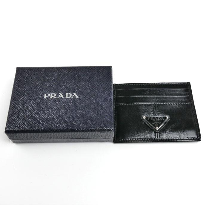 PRADA（プラダ） ソフトルックス トライアングルロゴ カードケース