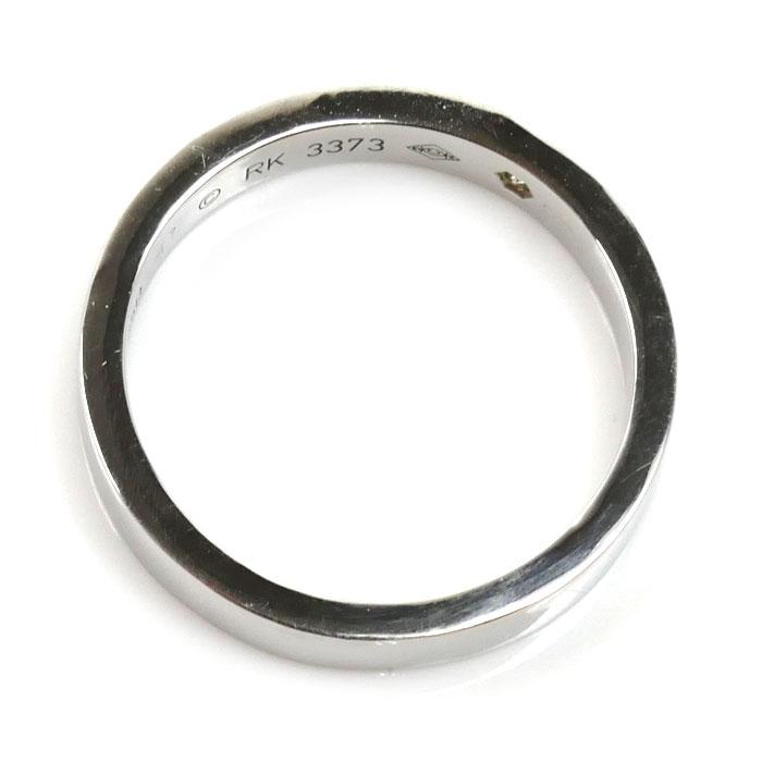Cartier（カルティエ） Pt950プラチナ ウェディング 1Pダイヤ リング