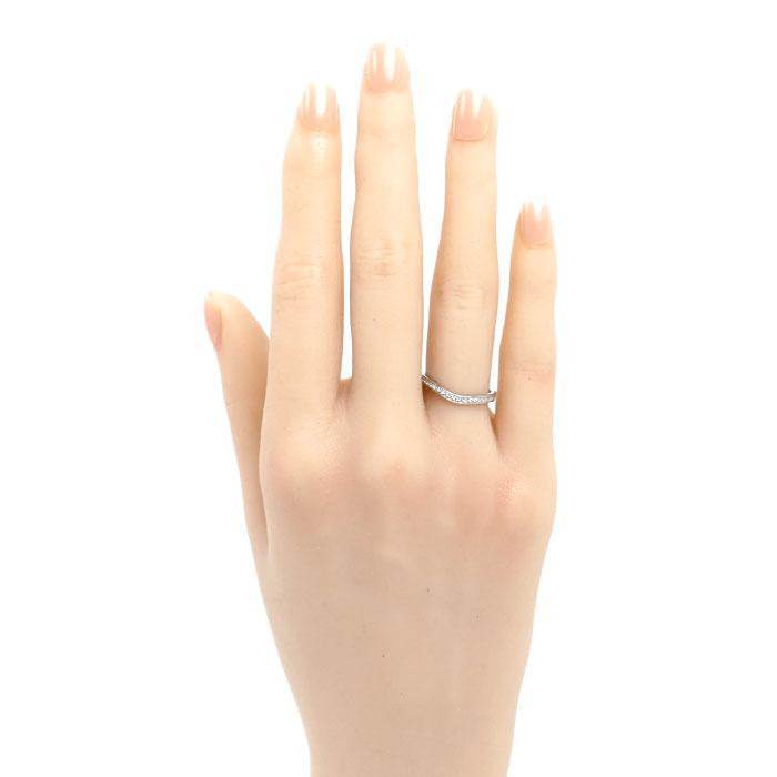 Cartier（カルティエ） Pt950プラチナ バレリーナカーブ ハーフ