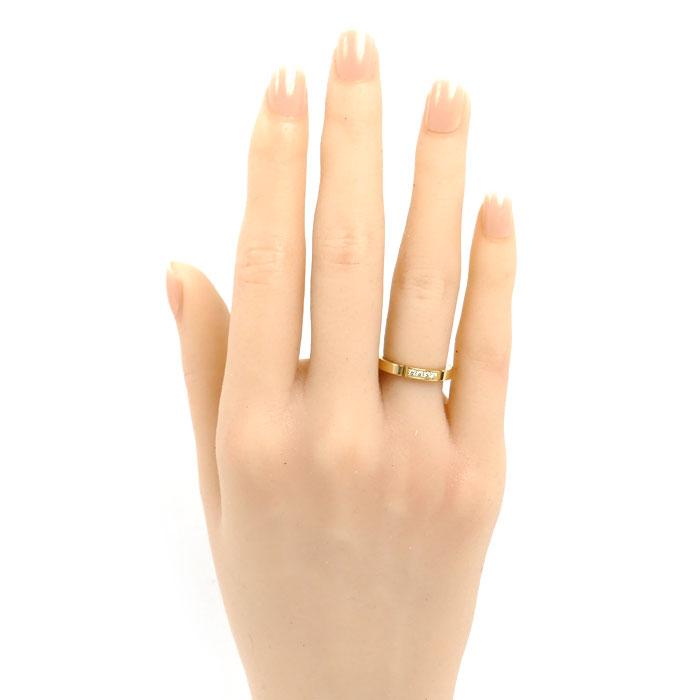 Cartier（カルティエ） K18YG マイヨンパンテール 4P ダイヤ リング