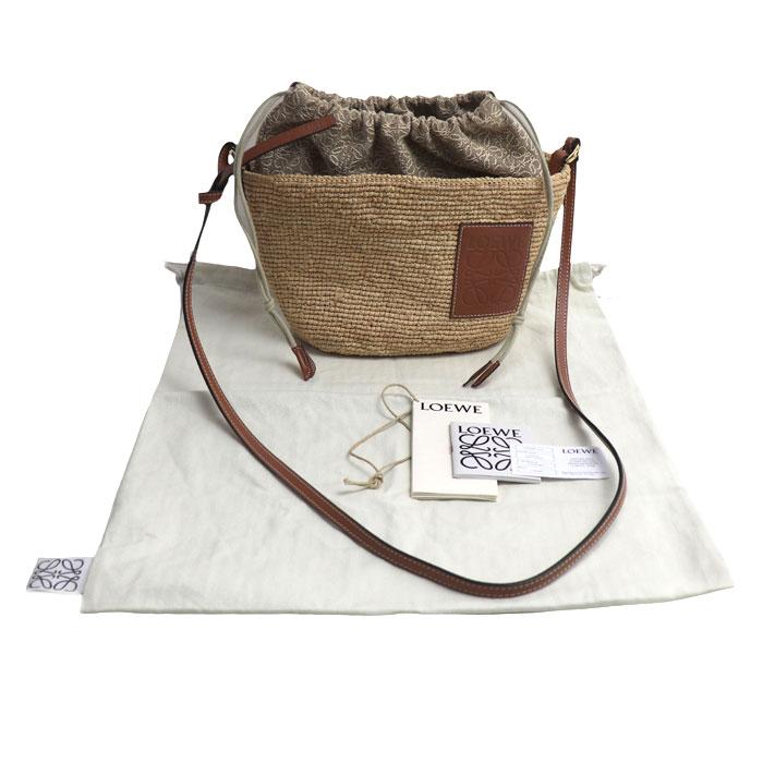 LOEWE（ロエベ） アナグラム ポシェット バスケット ショルダーバッグ