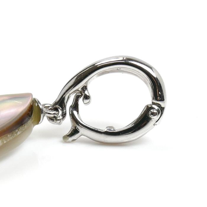 TASAKI タサキ K18WG ホワイトゴールド マベパール ペンダント