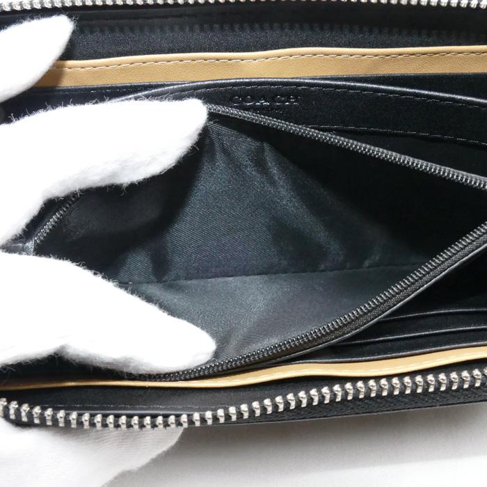 COACH（コーチ） アコーディオンジップ 長財布 ラウンドファスナー