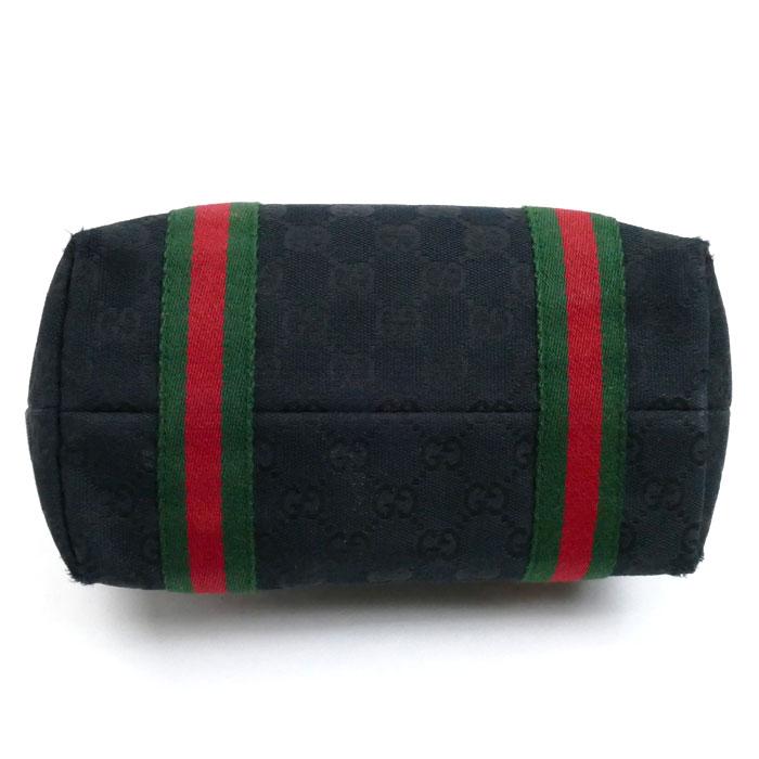 GUCCI（グッチ） シェリーライン ミニトート トートバッグ ブラック