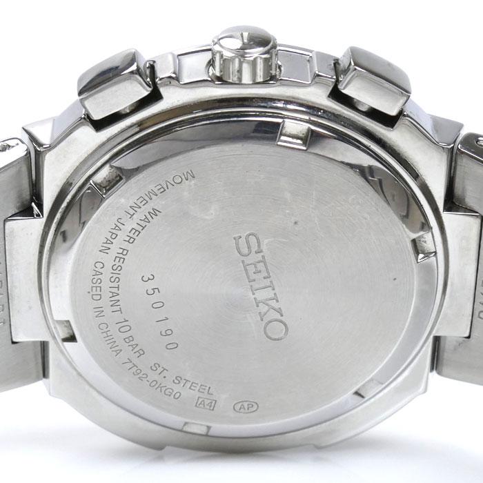 SEIKO（セイコー） クロノグラフ 腕時計 電池式 7T92-0KG0 メンズ 中古