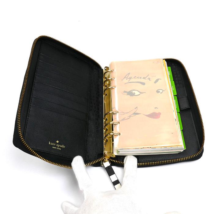 【美品】ケイトスペードシステム手帳 kate spade NEW YORK（ケイト・スペード ニューヨーク） Kate Spade