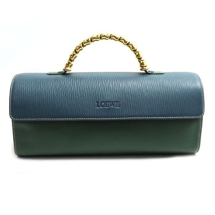 LOEWE（ロエベ） ベラスケス ツイストハンドル ハンドバッグ グリーン 