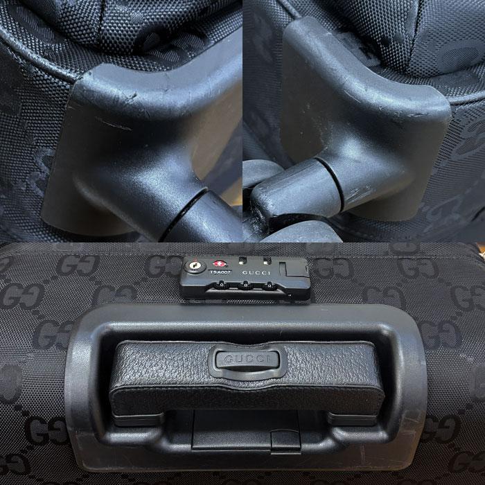 GUCCI キャリーバッグ ブラック 674234 スモール 美品 GUCCI（グッチ） オフザグリッド キャリーバッグ ブラック 674234