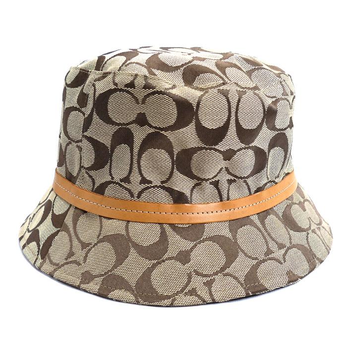 COACH コーチ バケットハット シグネチャー ハット ベージュ P/S  